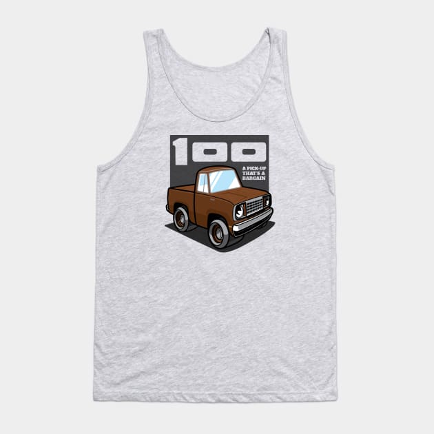 Bright Tan Poly - D-100 (1978) Tank Top by jepegdesign